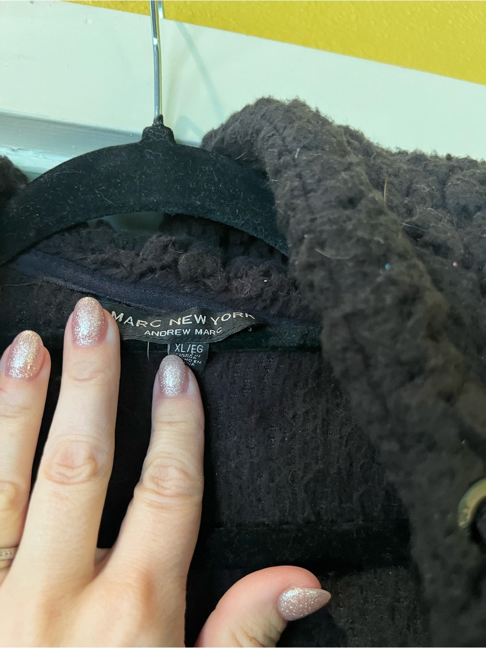 Marc New York Brown Teddy Zip Hoodie Jacket - Picture 3 of 4